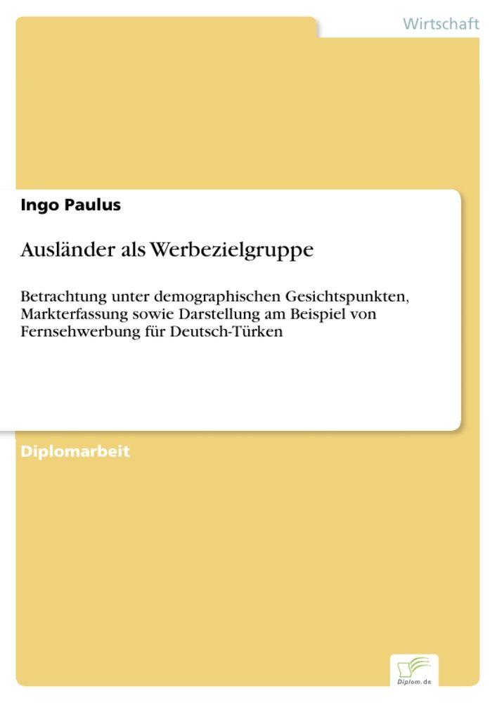 Ausländer als Werbezielgruppe