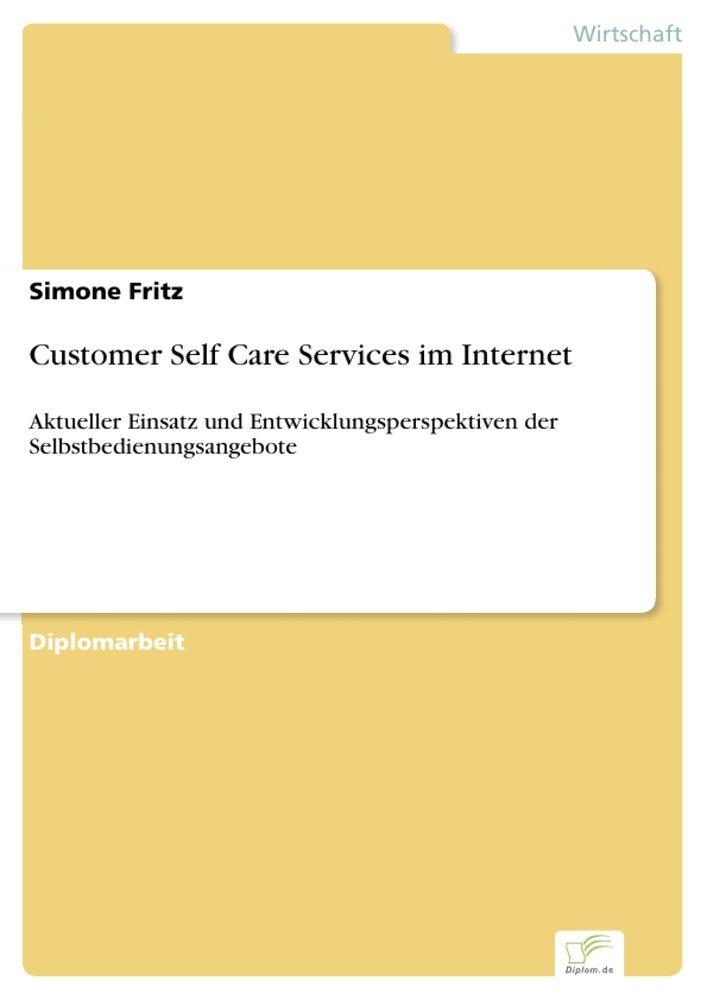 Customer Self Care Services im Internet