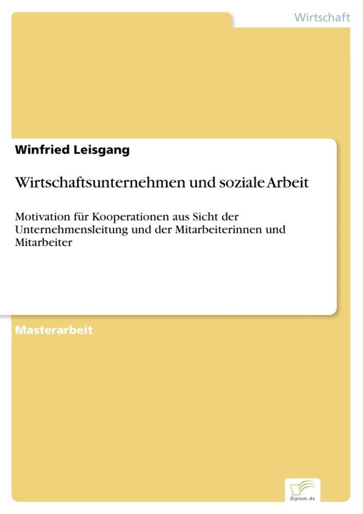 Wirtschaftsunternehmen und soziale Arbeit