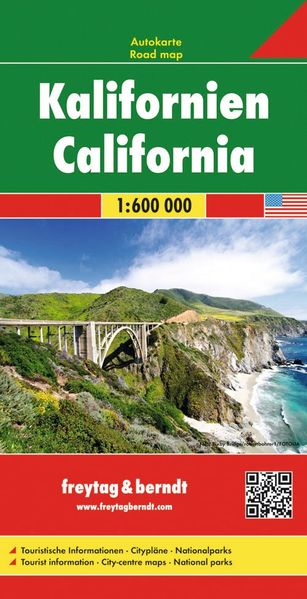 Kalifornien Autokarte 1:600.000