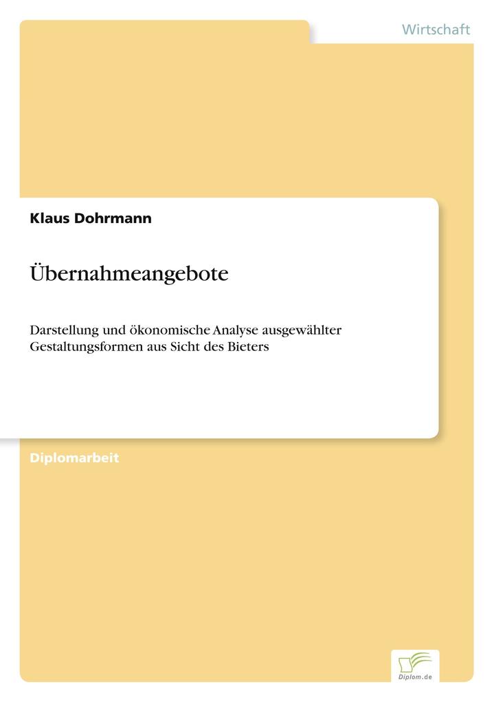 Übernahmeangebote
