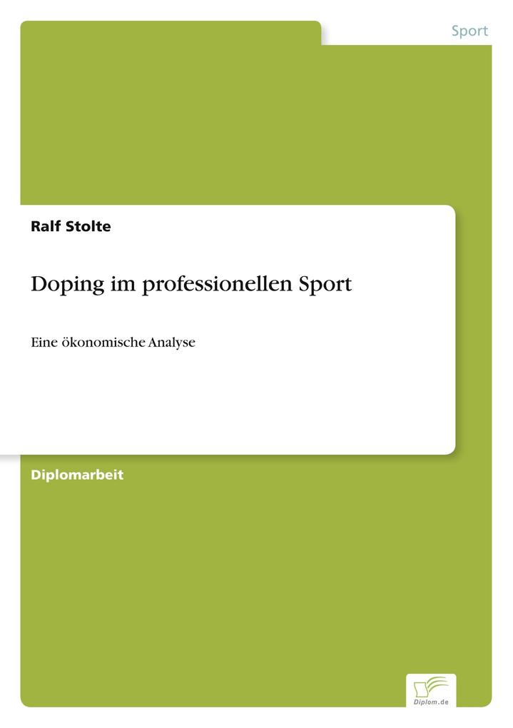 Doping im professionellen Sport
