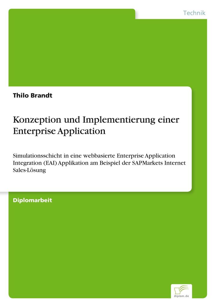 Konzeption und Implementierung einer Enterprise Application