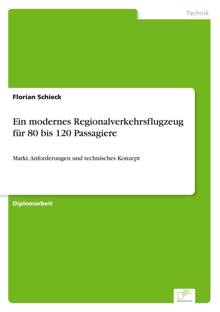 Ein modernes Regionalverkehrsflugzeug für 80 bis 120 Passagiere