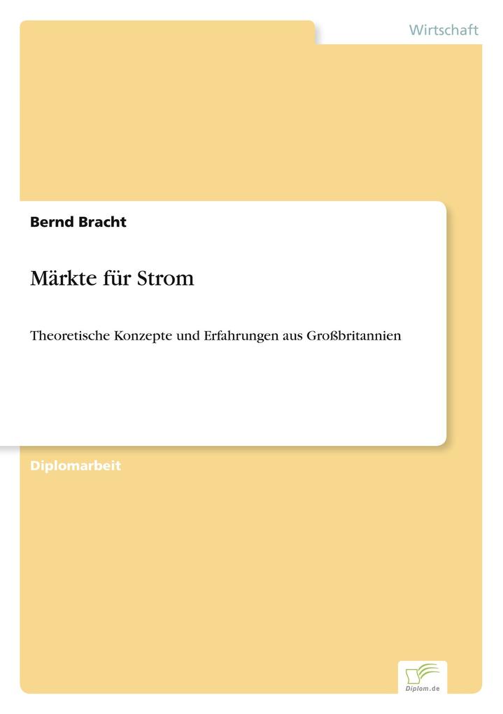 Märkte für Strom