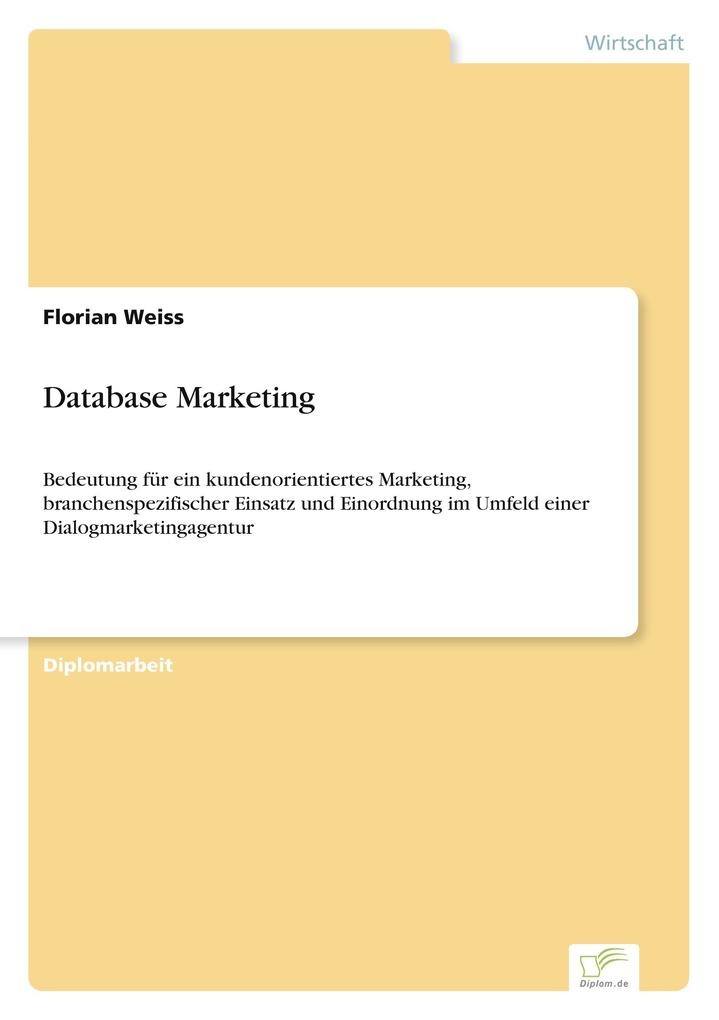 Database Marketing