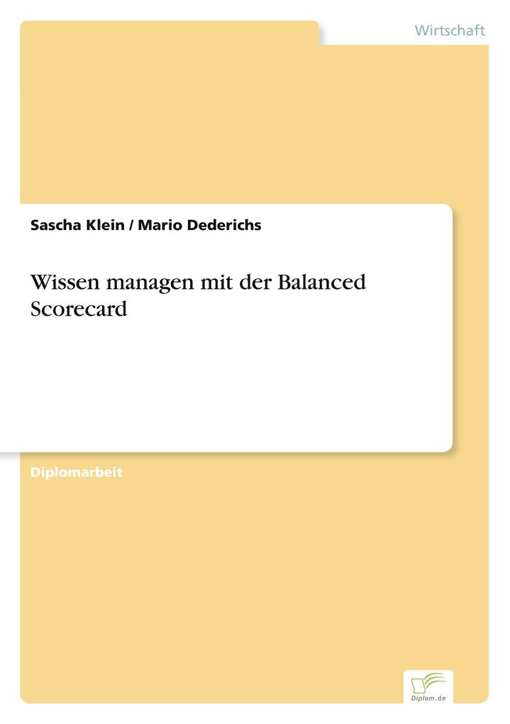 Wissen managen mit der Balanced Scorecard
