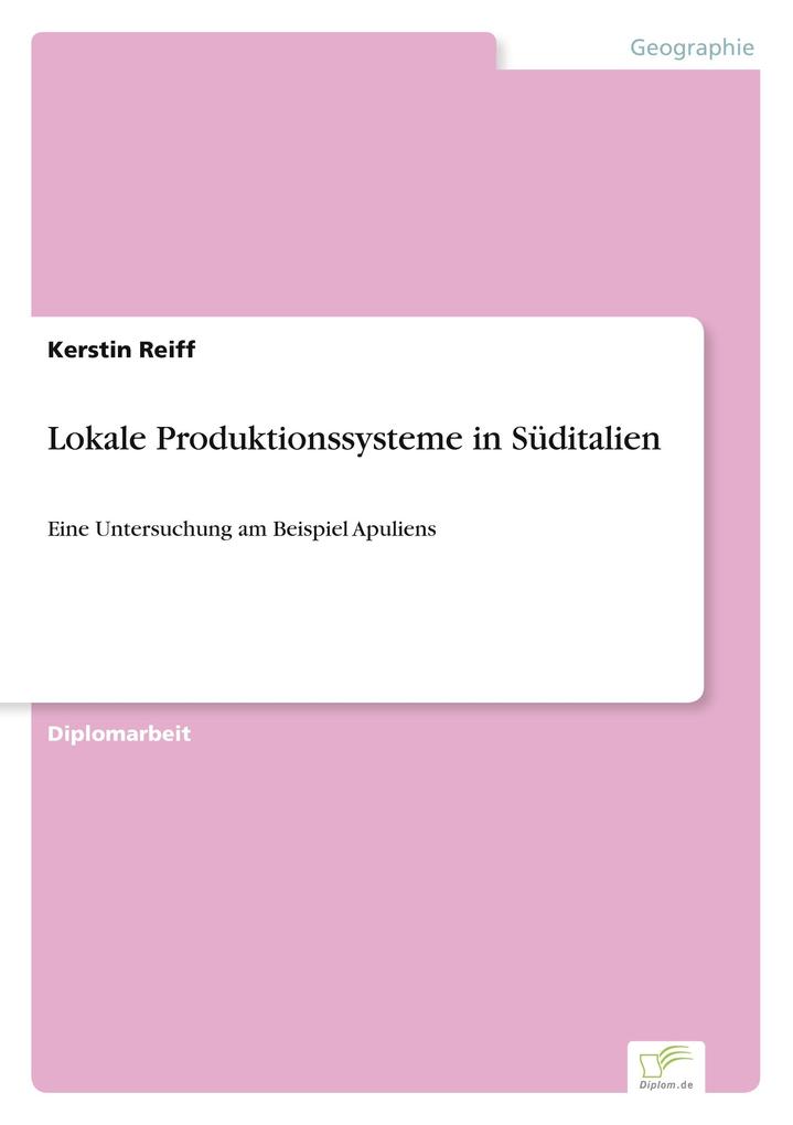 Lokale Produktionssysteme in Süditalien