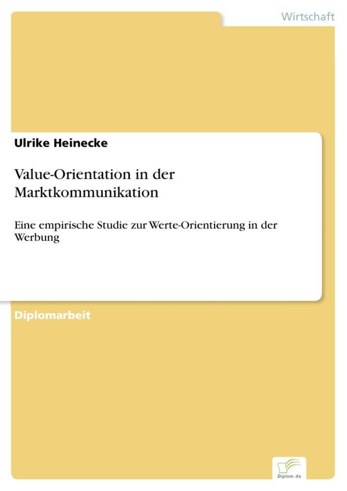 Value-Orientation in der Marktkommunikation