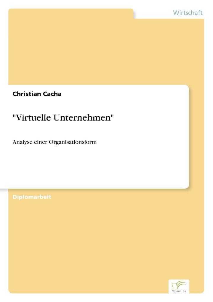 'Virtuelle Unternehmen'
