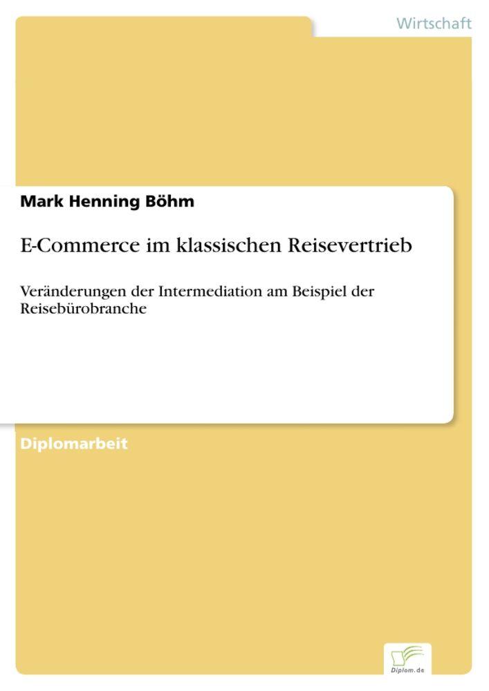 E-Commerce im klassischen Reisevertrieb