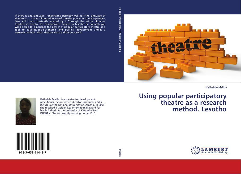 Using popular participatory theatre as a research method. Lesotho