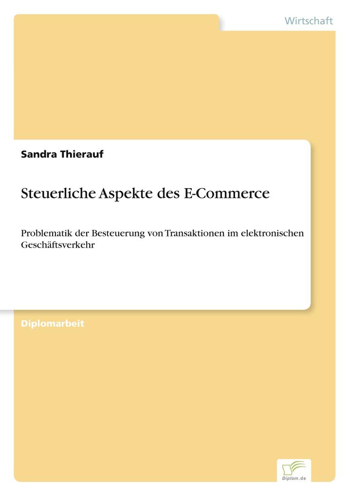 Steuerliche Aspekte des E-Commerce