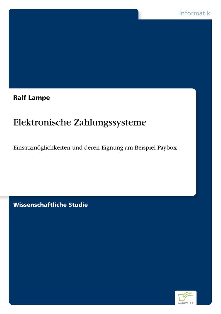 Elektronische Zahlungssysteme
