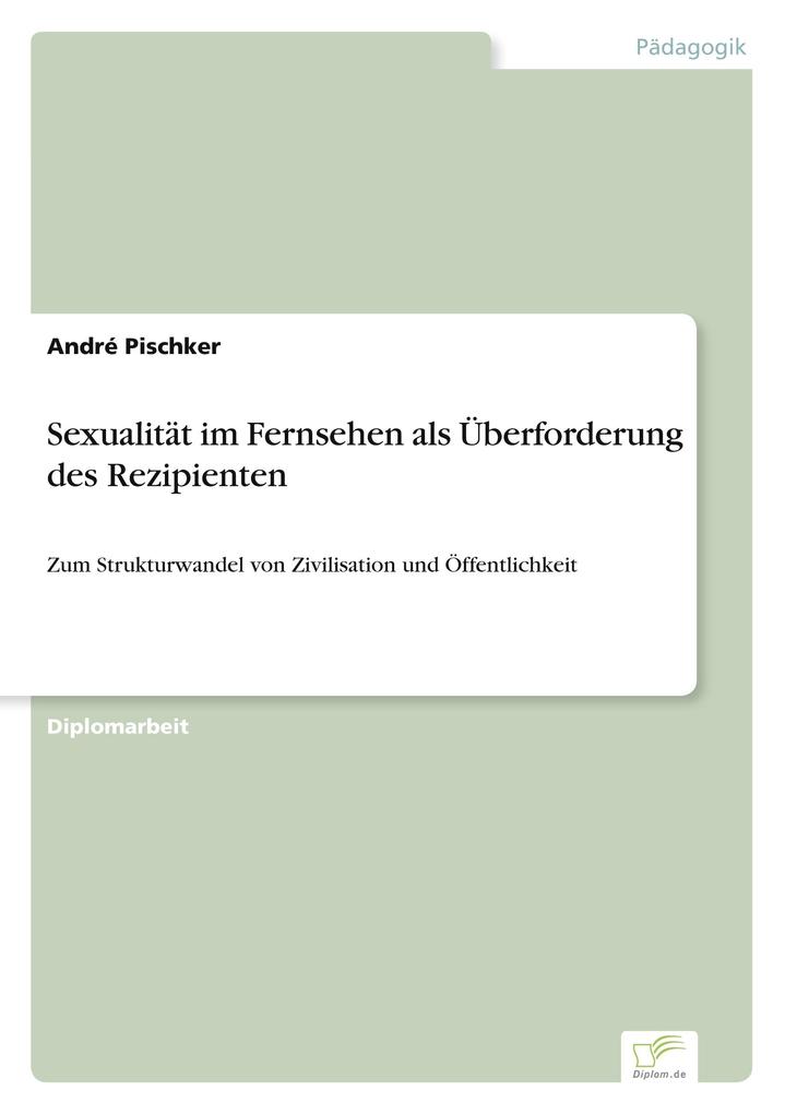 Sexualität im Fernsehen als Überforderung des Rezipienten