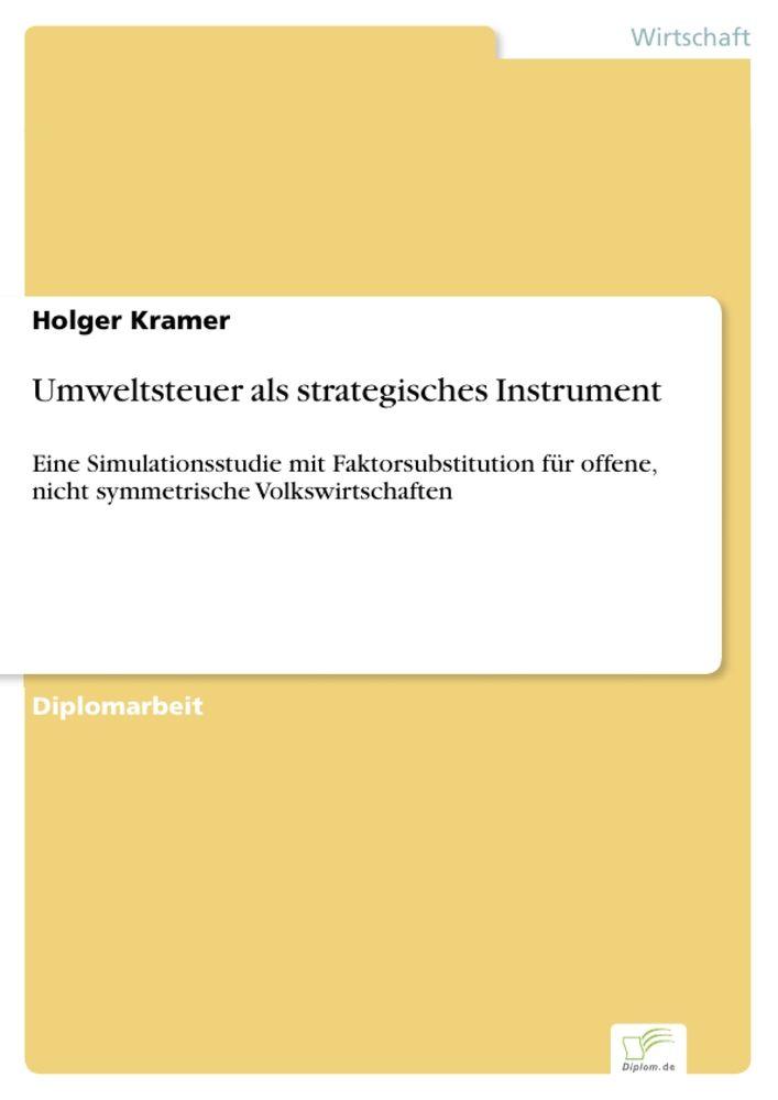 Umweltsteuer als strategisches Instrument