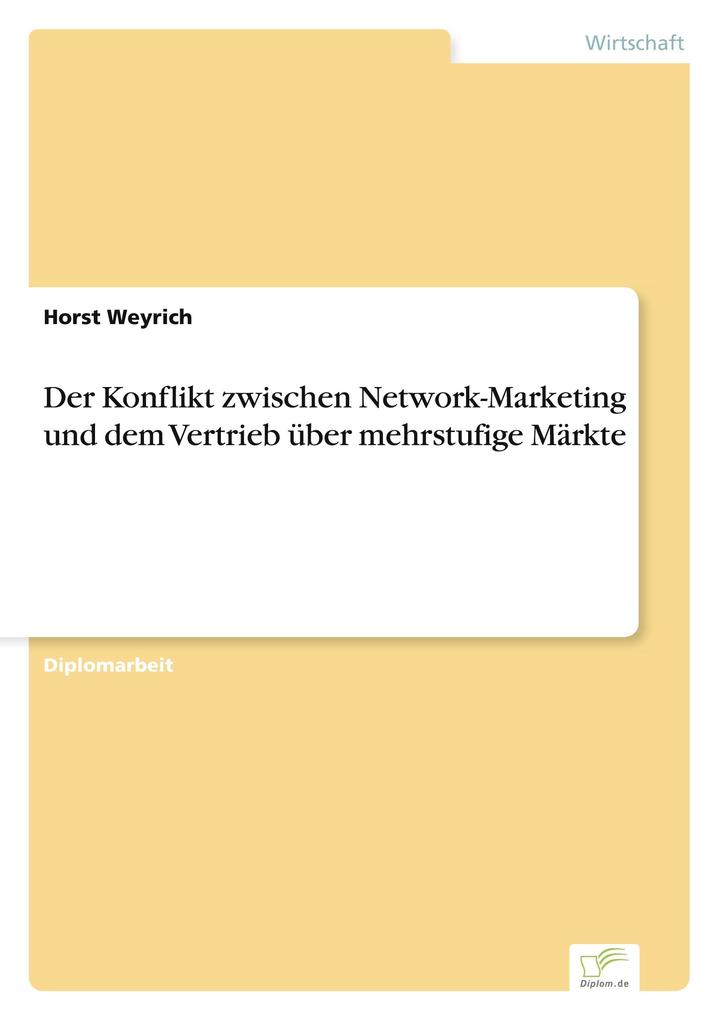 Der Konflikt zwischen Network-Marketing und dem Vertrieb über mehrstufige Märkte