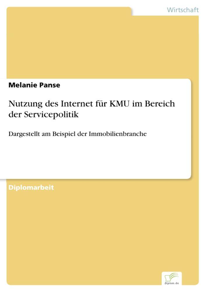 Nutzung des Internet für KMU im Bereich der Servicepolitik