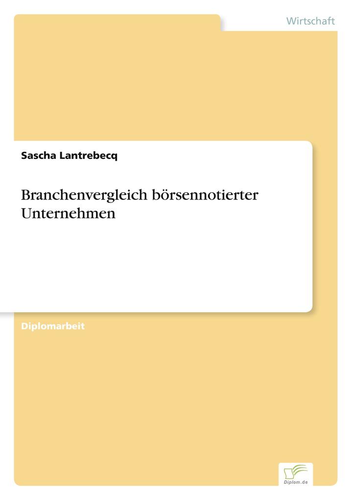 Branchenvergleich börsennotierter Unternehmen