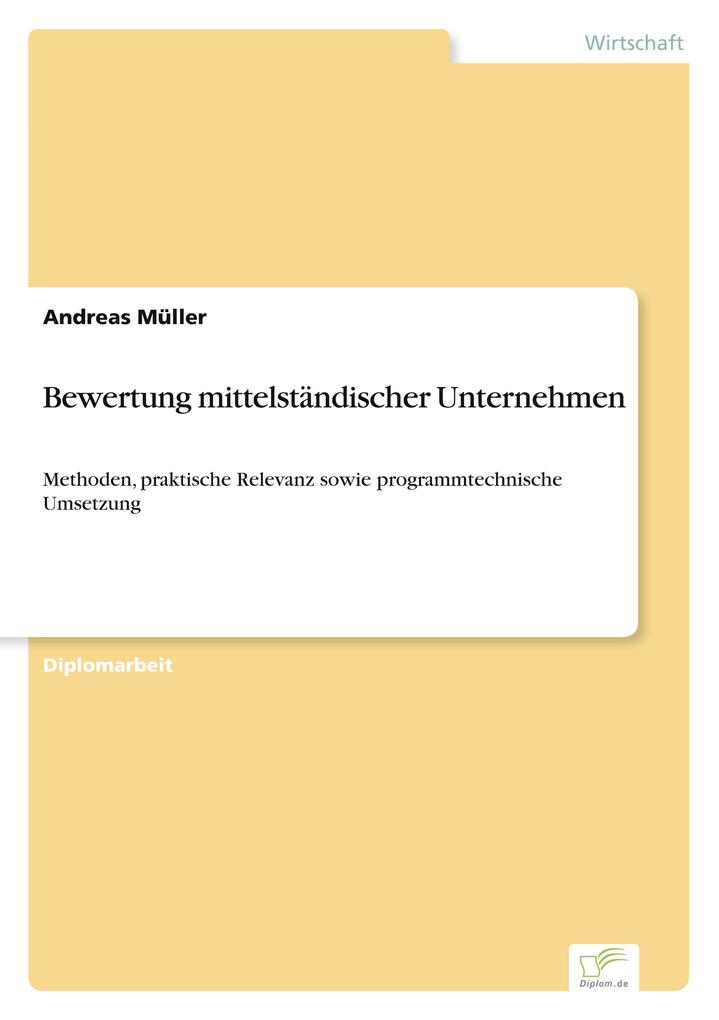 Bewertung mittelständischer Unternehmen