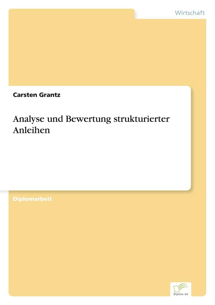 Analyse und Bewertung strukturierter Anleihen