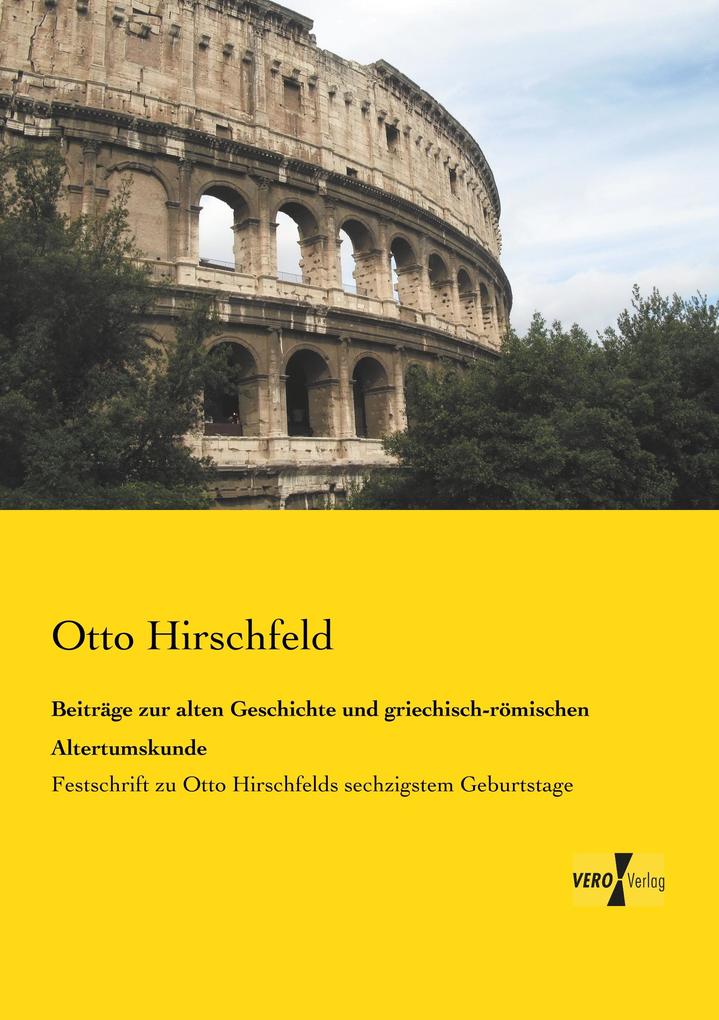 Beiträge zur alten Geschichte und griechisch-römischen Altertumskunde