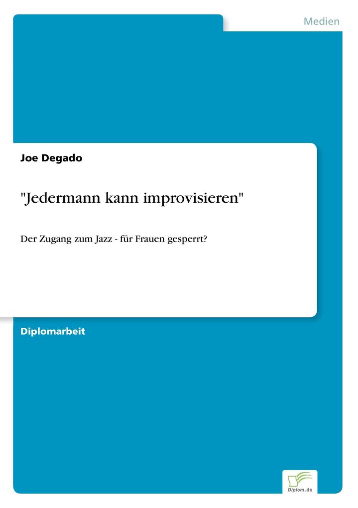 'Jedermann kann improvisieren'
