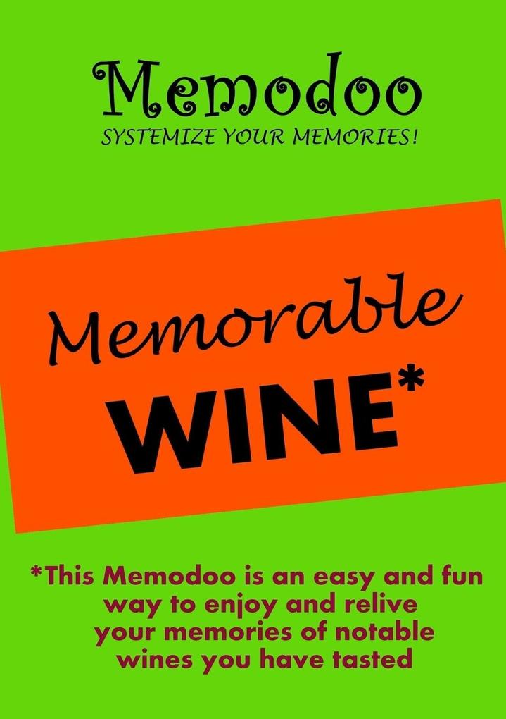 Memodoo Memorable Wine
