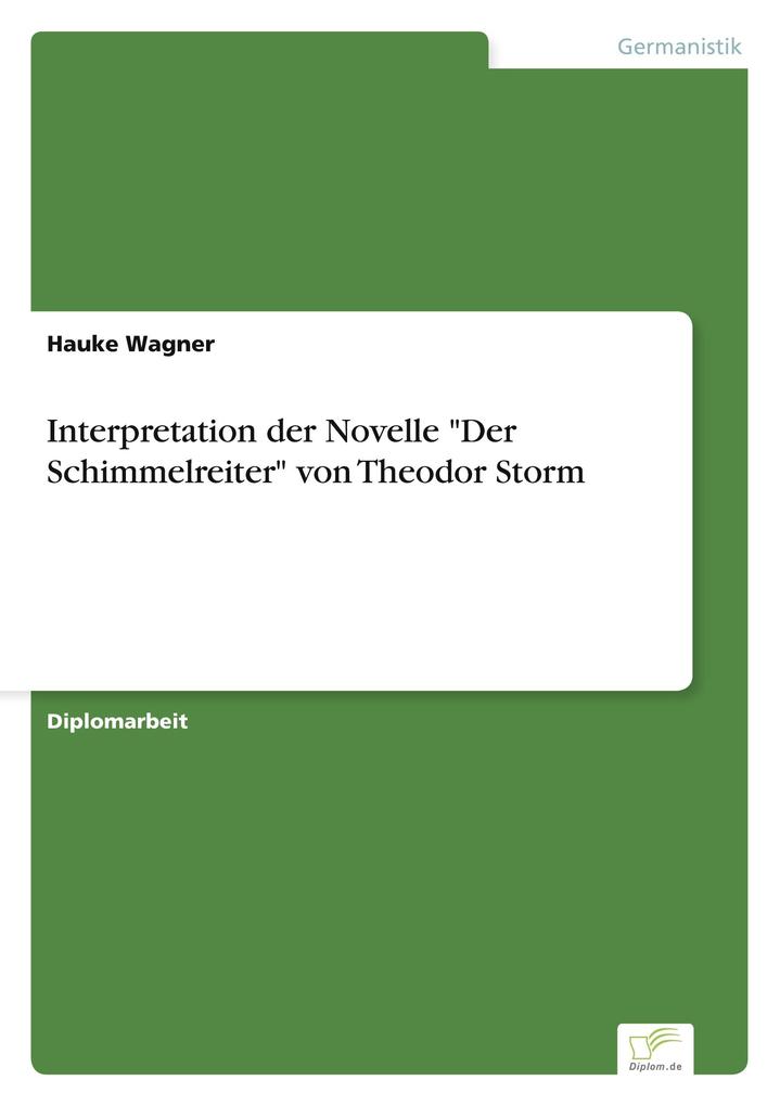 Interpretation der Novelle 'Der Schimmelreiter' von Theodor Storm