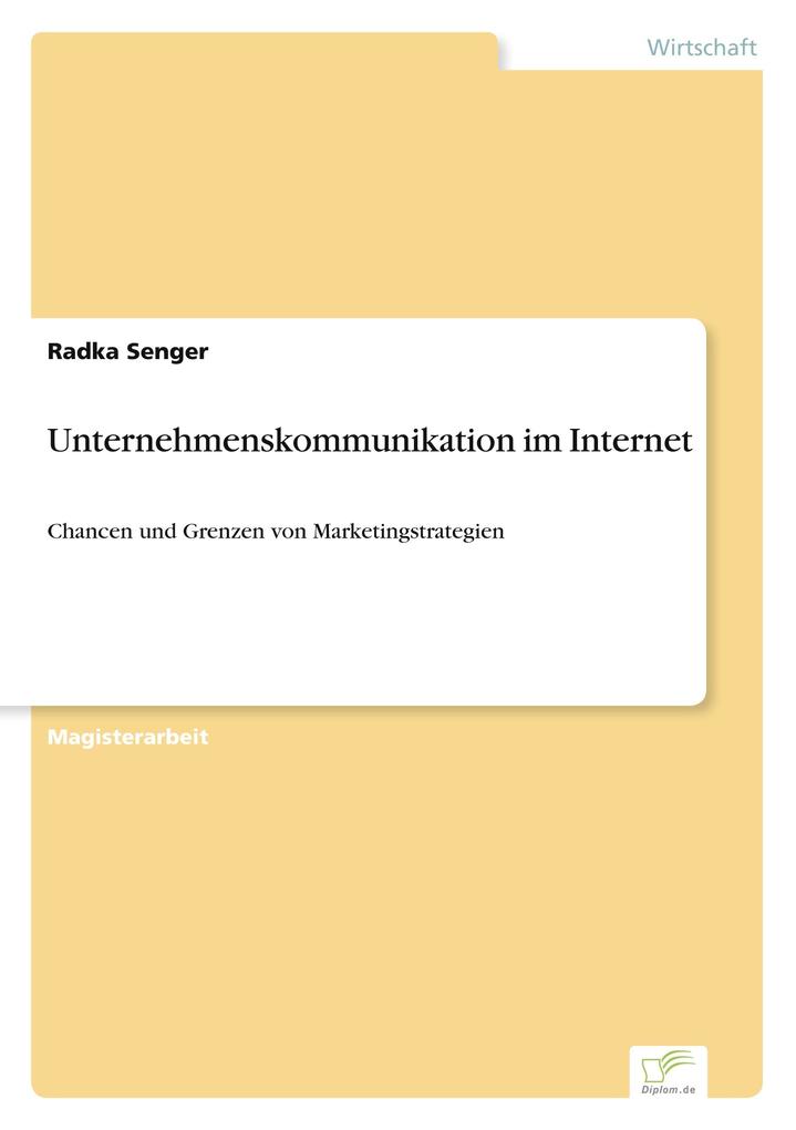 Unternehmenskommunikation im Internet