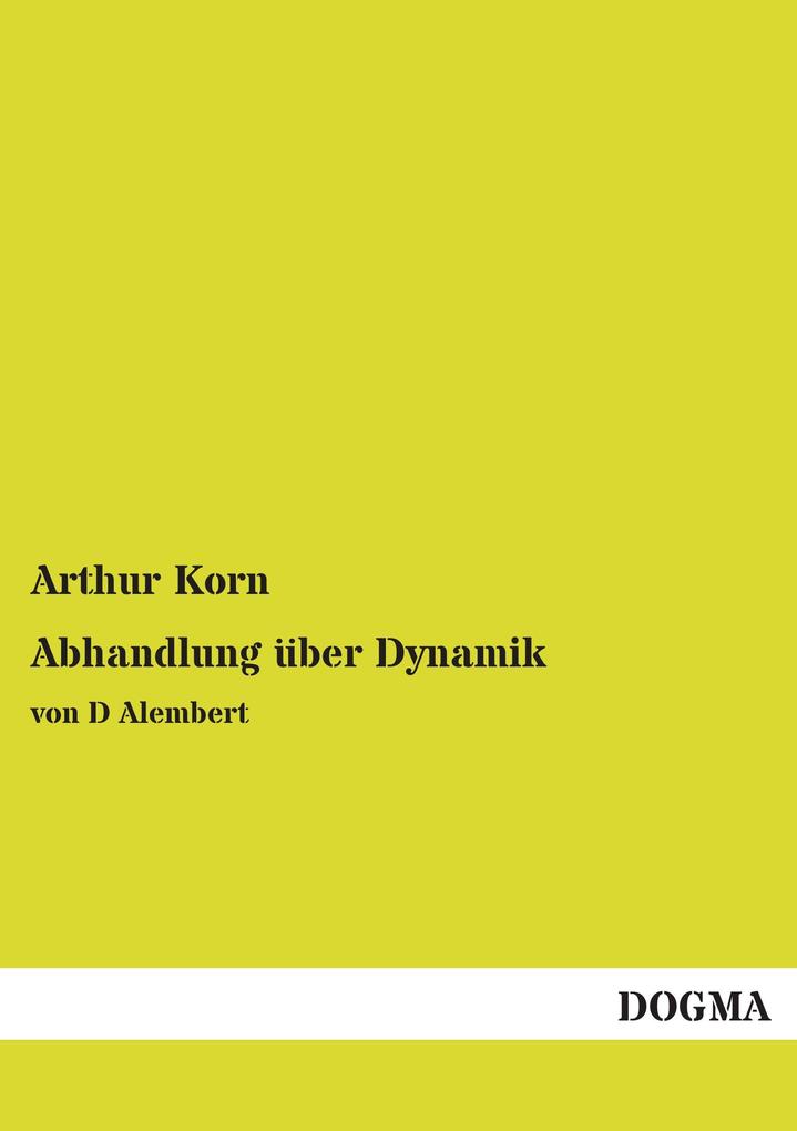 Abhandlung über Dynamik
