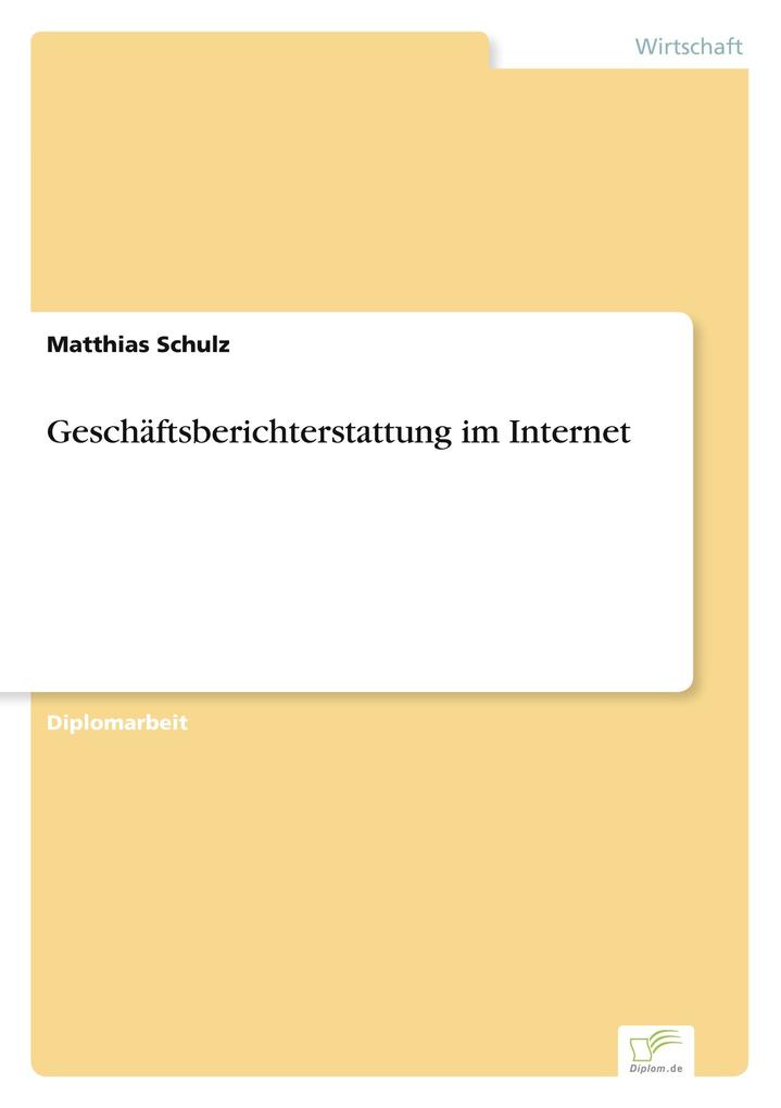 Geschäftsberichterstattung im Internet