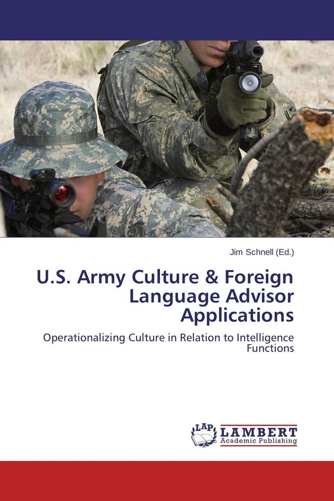 U.S. Army Culture & Foreign Language Advisor Applications
