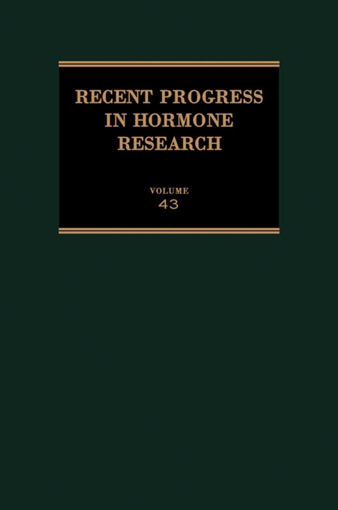 Recent Progress in Hormone Research