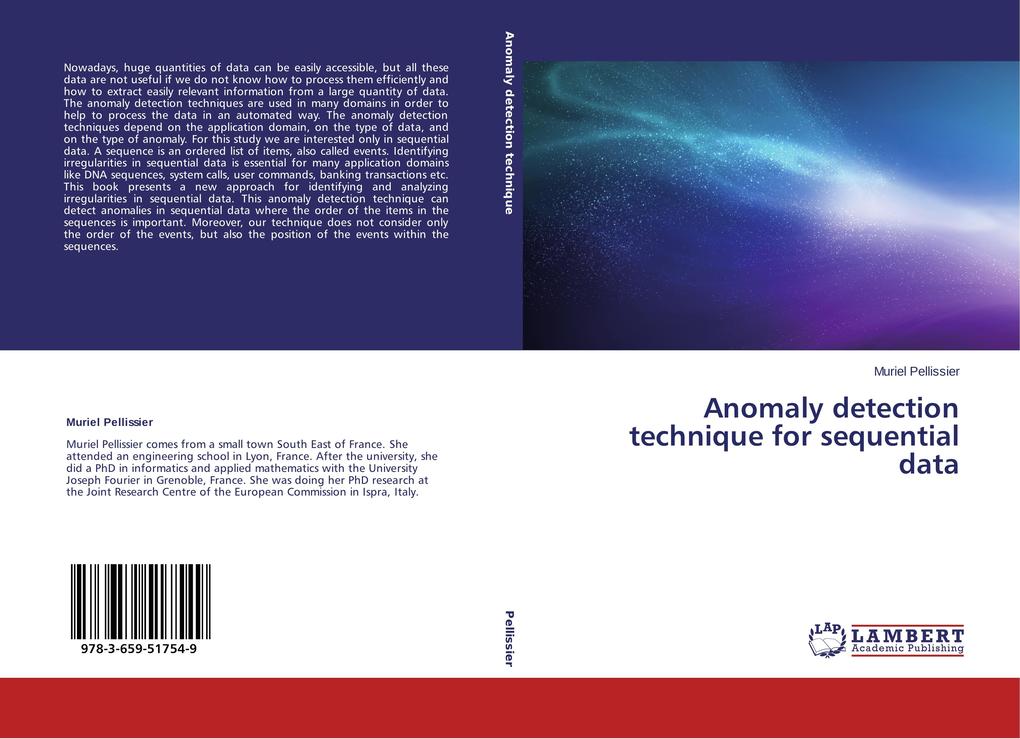 Anomaly detection technique for sequential data
