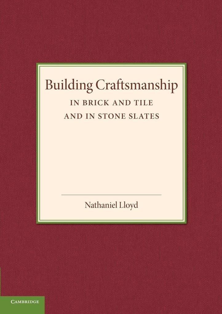 Building Craftsmanship