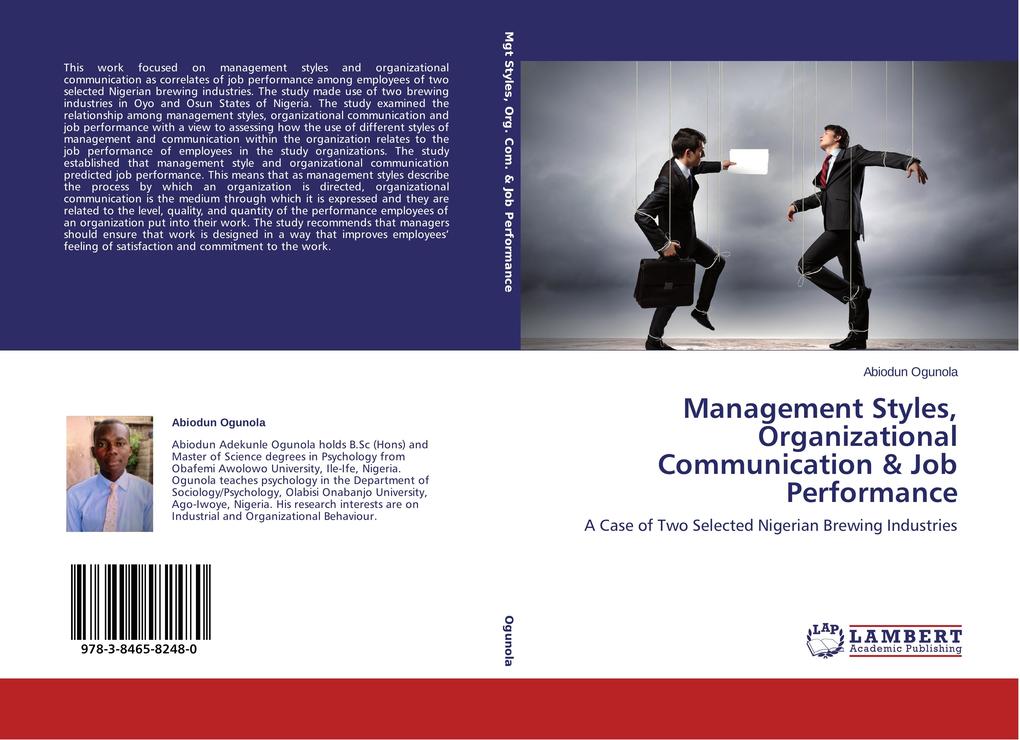 Management Styles Organizational Communication & Job Performance