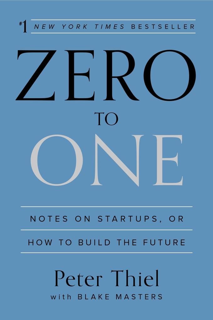 Random House Llc Us Zero To One