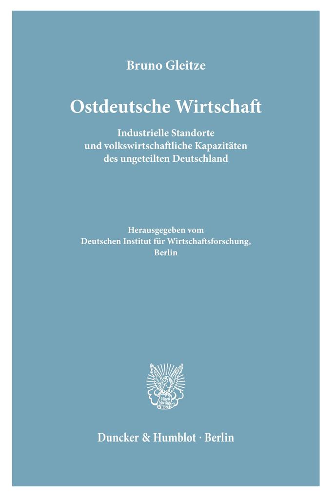 Ostdeutsche Wirtschaft