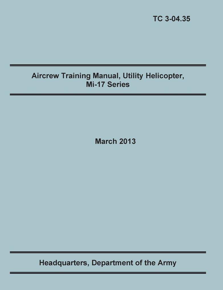 Aircrew Training Manual Utility Helicopter Mi-17 Series