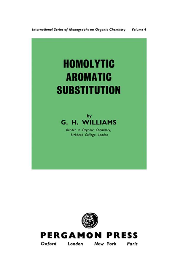 Homolytic Aromatic Substitution