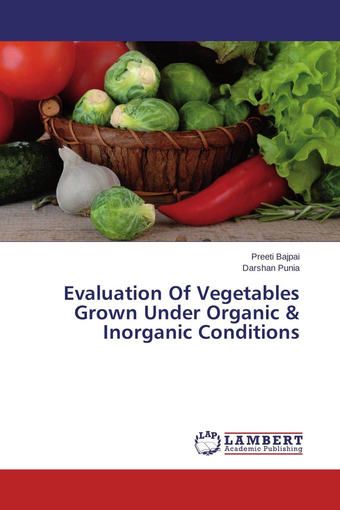 Evaluation Of Vegetables Grown Under Organic & Inorganic Conditions