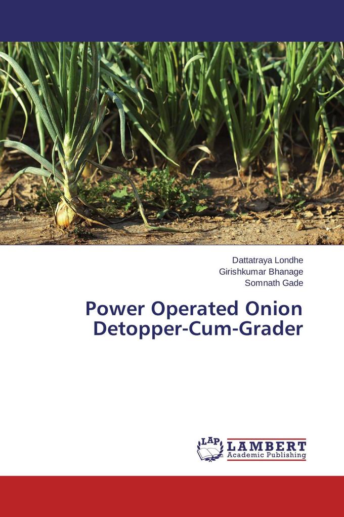 Power Operated Onion Detopper-Cum-Grader