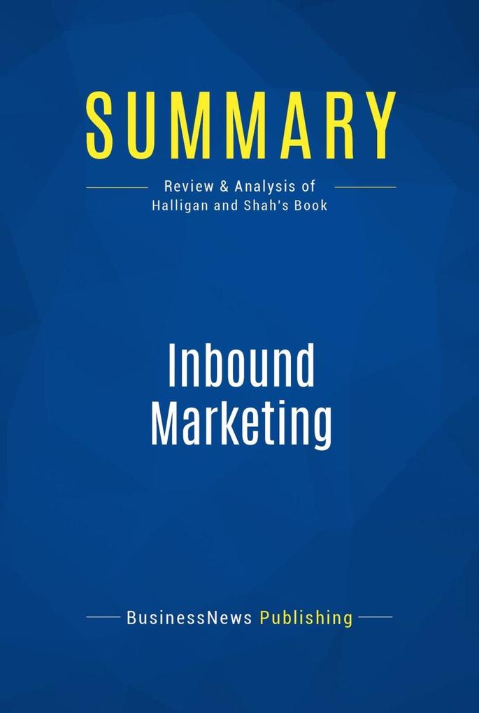 Summary: Inbound Marketing