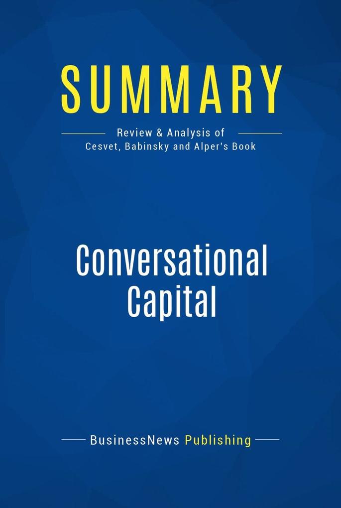 Summary: Conversational Capital