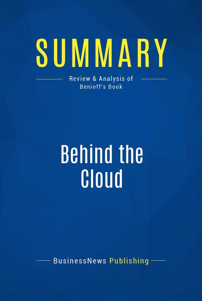 Summary: Behind the Cloud