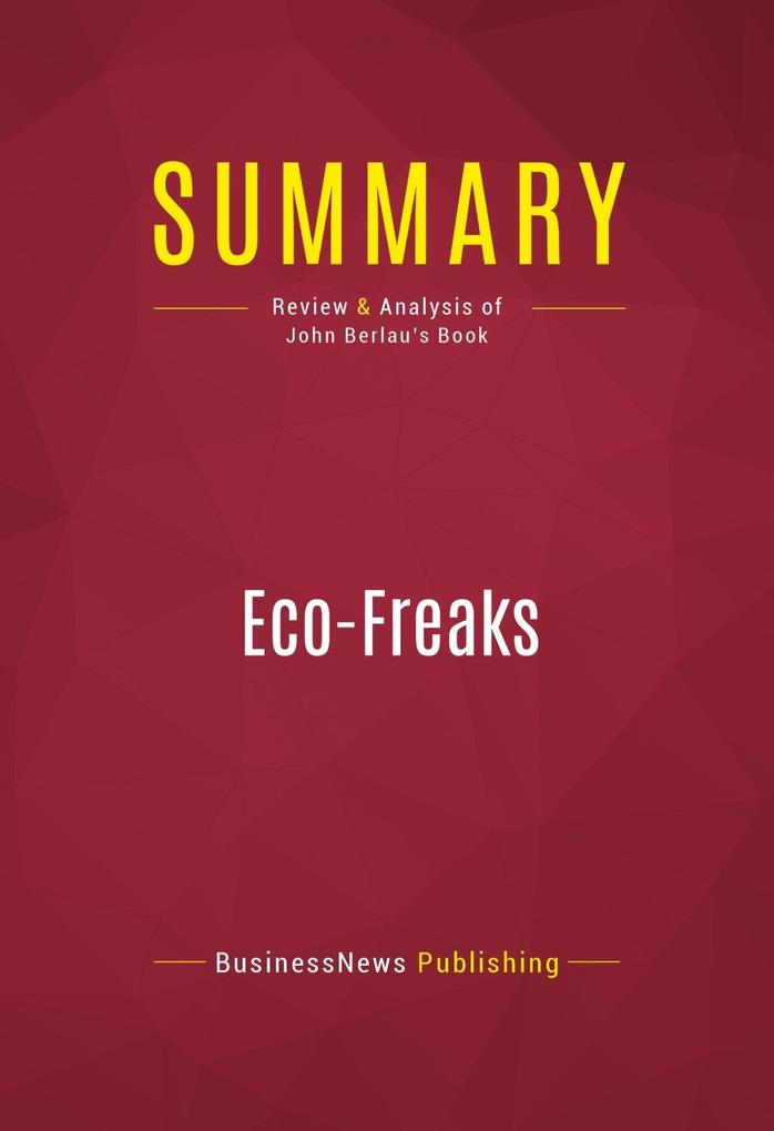 Summary: Eco-Freaks