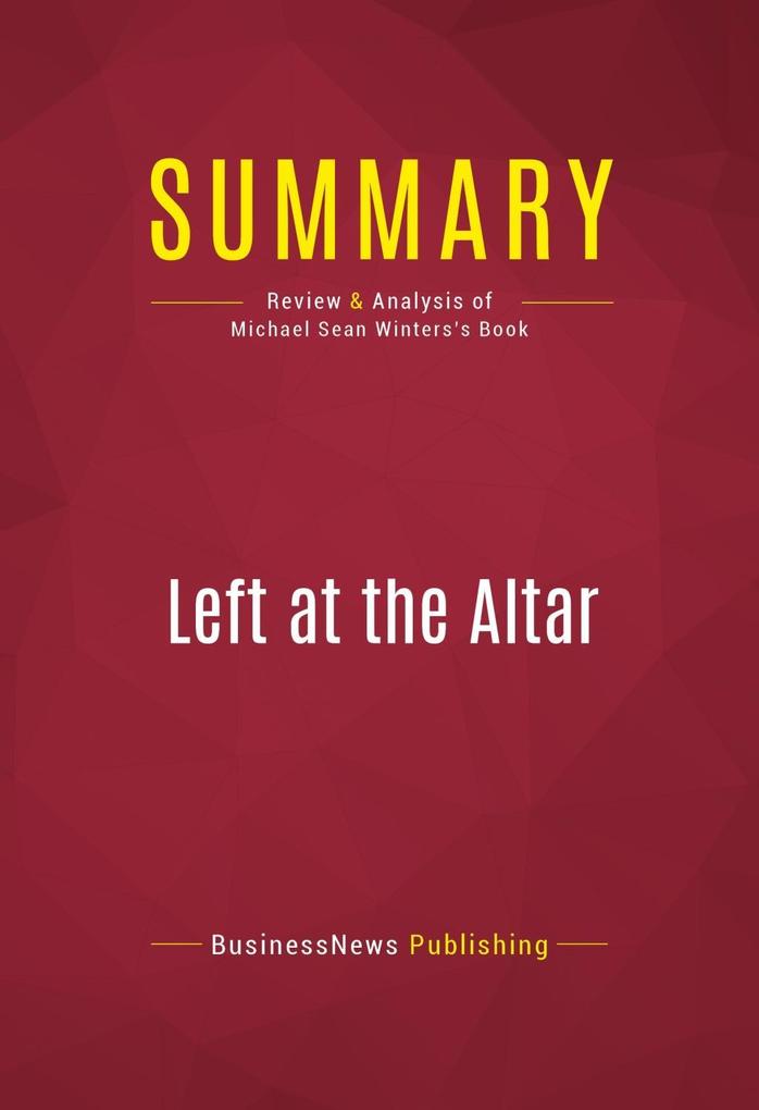 Summary: Left at the Altar