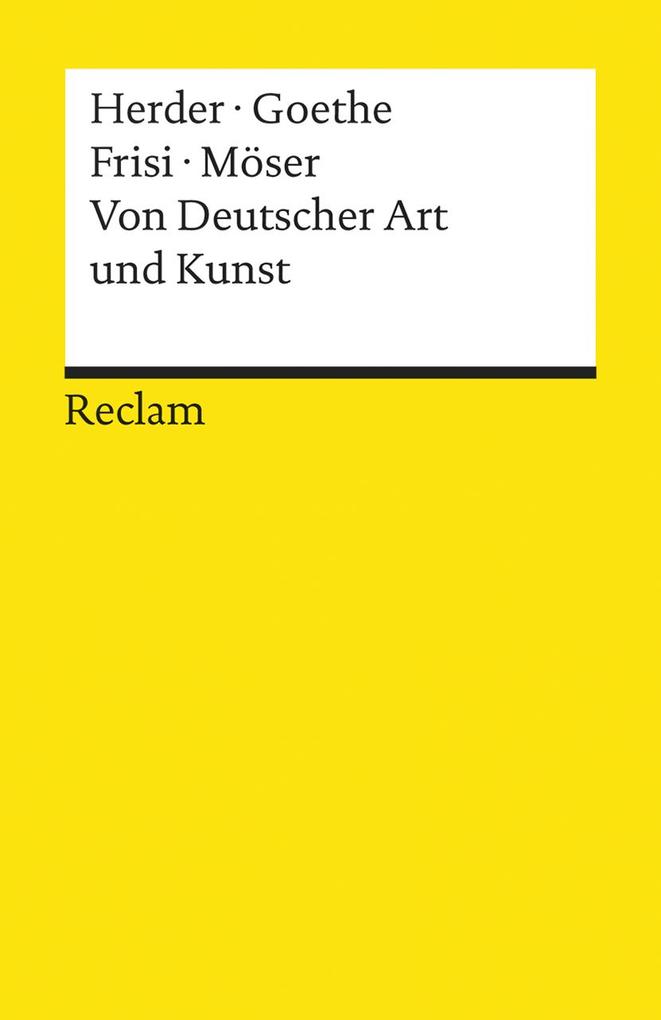 Von Deutscher Art und Kunst