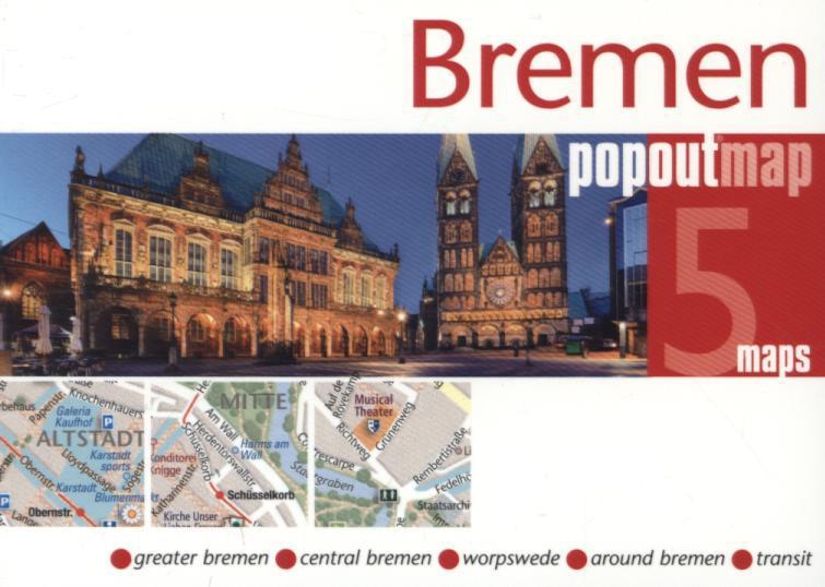 Bremen PopOut Map 5 maps